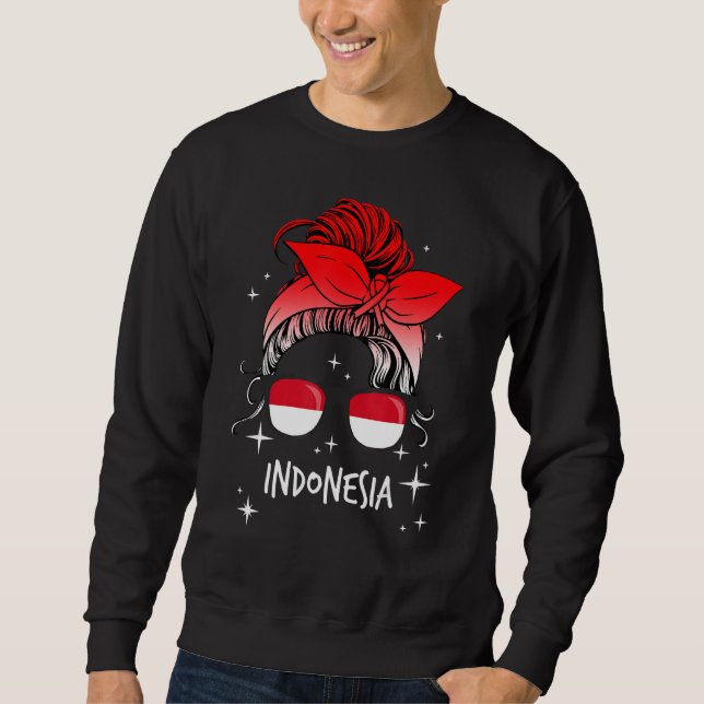 Indonesien Lång Ärmad Tröja (Framsida)