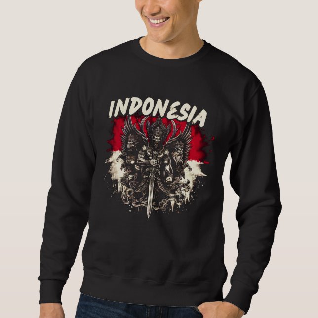 Indonesien   lång ärmad tröja (Framsida)