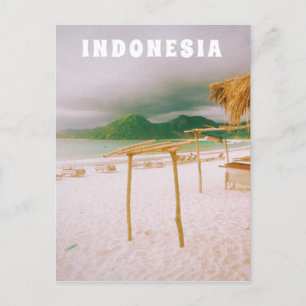 Indonesien Lombok Tropiskt Paradis Tryck  Vykort