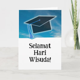 Indonesien "Lycklig Studenten Day", indonesiska Kort
