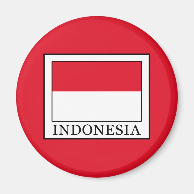 Indonesien Magnet (Framsidan)