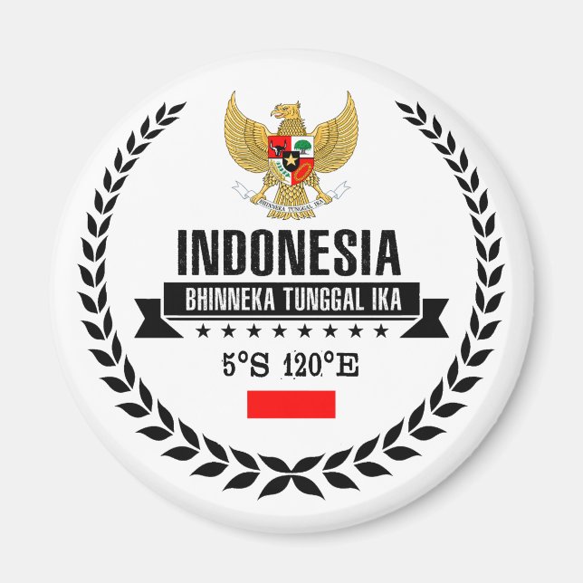 Indonesien Magnet (Framsidan)