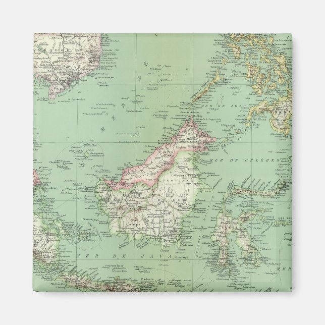 Indonesien, Malaysia Magnet (Framsidan)