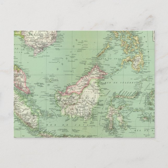 Indonesien, Malaysia Vykort (Framsida)