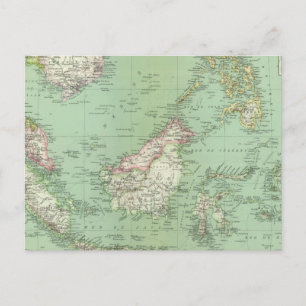 Indonesien, Malaysia Vykort