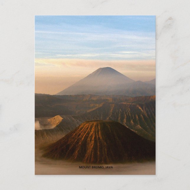 INDONESIEN: Mount Bromo, Java, Vykort (Framsida)