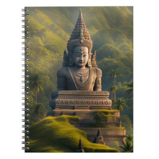 Indonesien Mountain Buddha Anteckningsbok