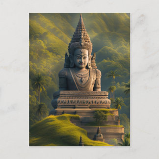 Indonesien Mountain Buddha Vykort