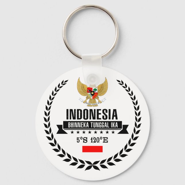 Indonesien Nyckelring (Framsida)