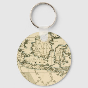Indonesien och Filippinerna Nyckelring