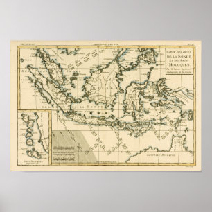 Indonesien och Filippinerna Poster