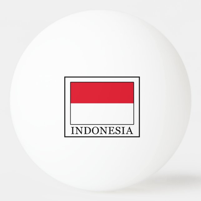 Indonesien Pingisboll (Framsidan)