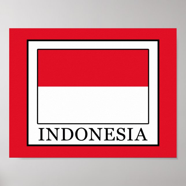 Indonesien Poster (Framsidan)