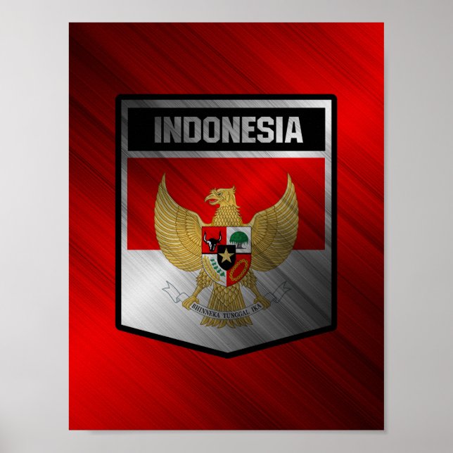 Indonesien Poster (Framsidan)