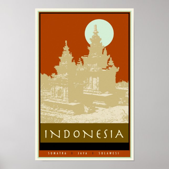 Indonesien Poster (Framsidan)