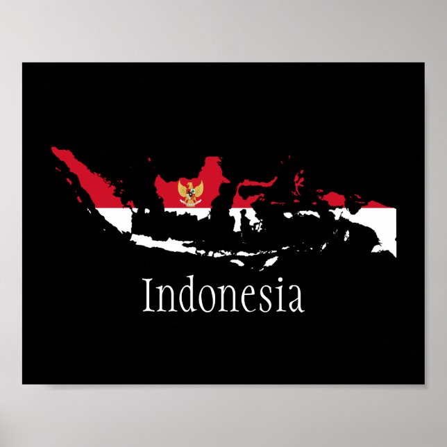 Indonesien Poster (Framsidan)