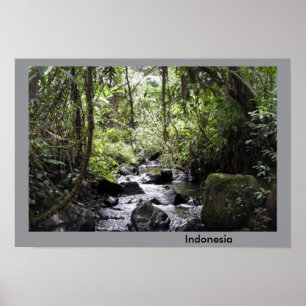 Indonesien Scene Poster