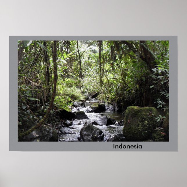 Indonesien Scene Poster (Framsidan)