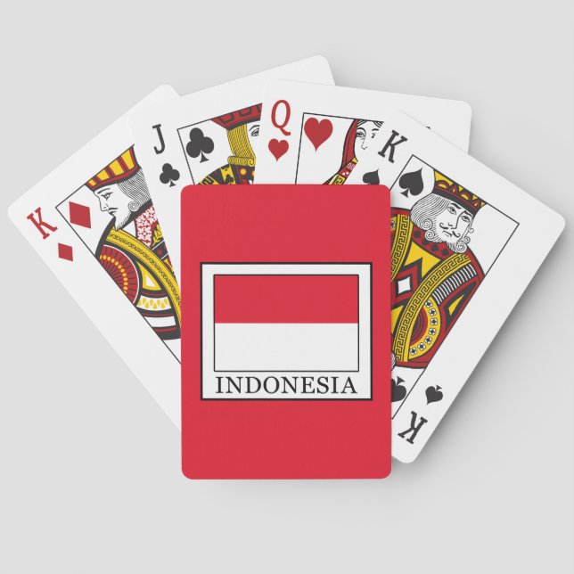 Indonesien Spelkort (Baksidan)