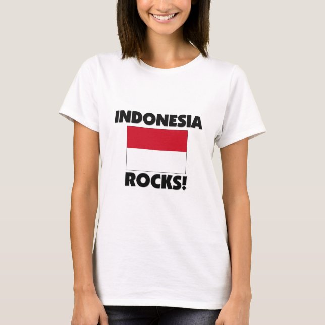 Indonesien stenar tee shirt (Framsida)