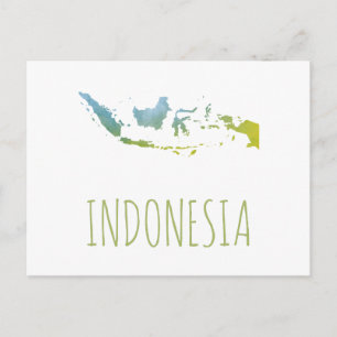 Indonesien Vykort