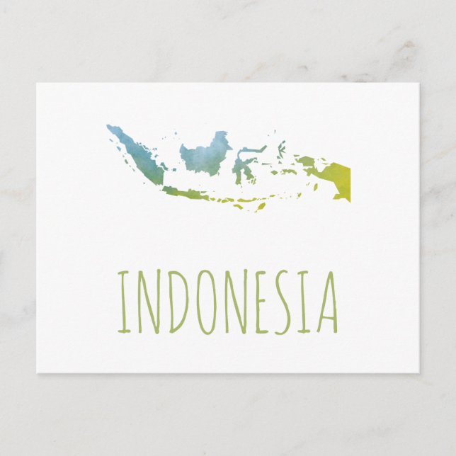 Indonesien Vykort (Framsida)