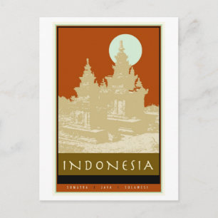 Indonesien Vykort
