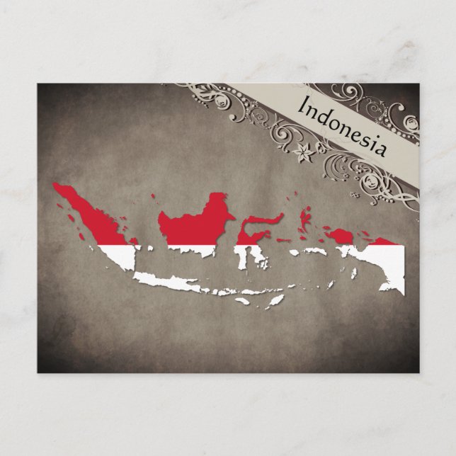 Indonesien Vykort (Framsida)