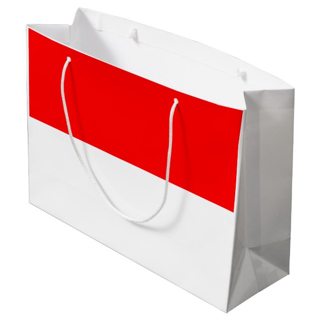 Indonesiens flagga (Baksidan Vinklad)
