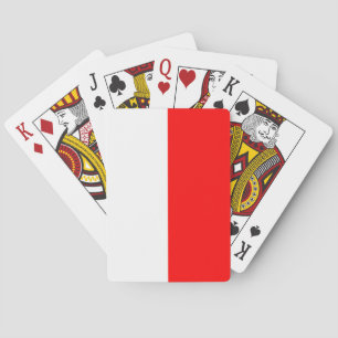 Indonesiens flagga casinokort