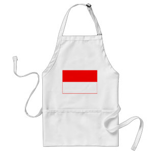 Indonesiens flagga förkläde