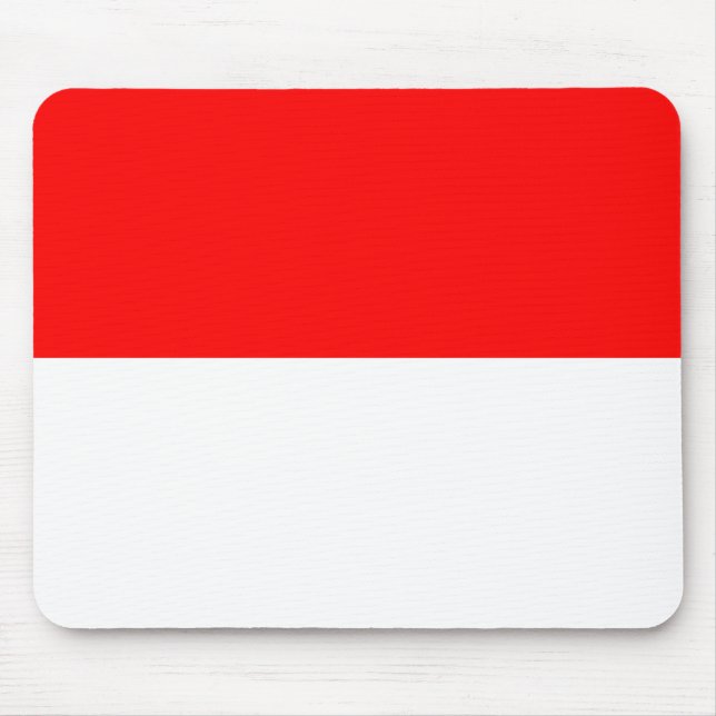 Indonesiens flagga musmatta (Framsidan)