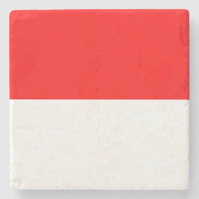 Indonesiens flagga stenunderlägg (Framsidan)