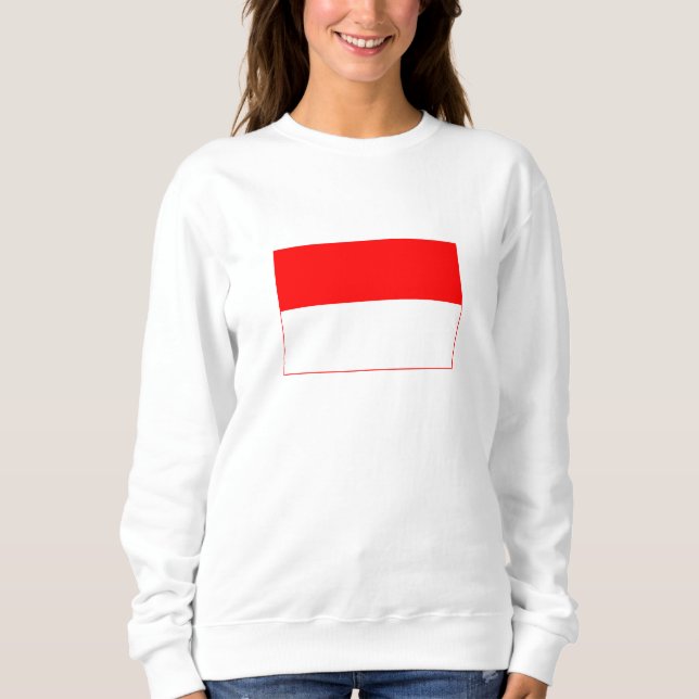 Indonesiens flagga t shirt (Framsida)