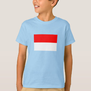 Indonesiens flagga t shirt