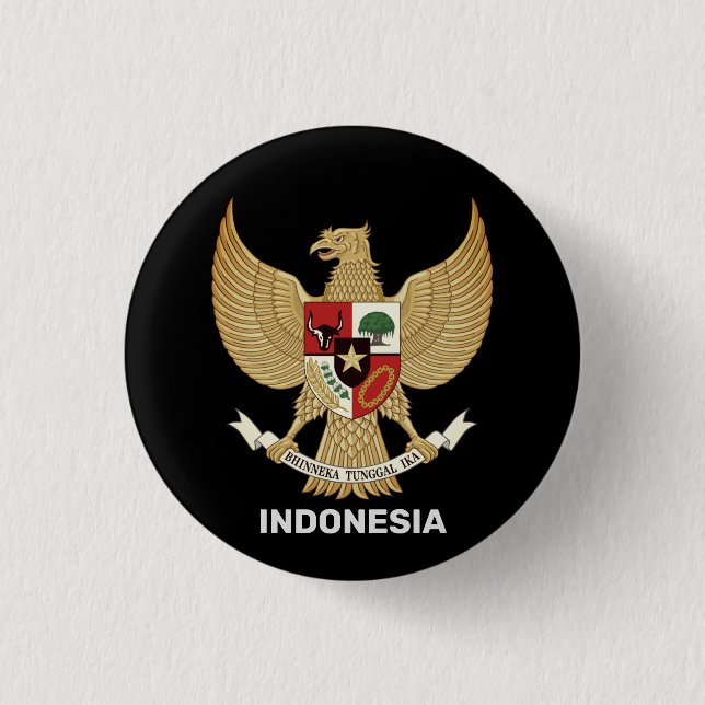 Indonesiens nationella emblem knapp (Framsida)