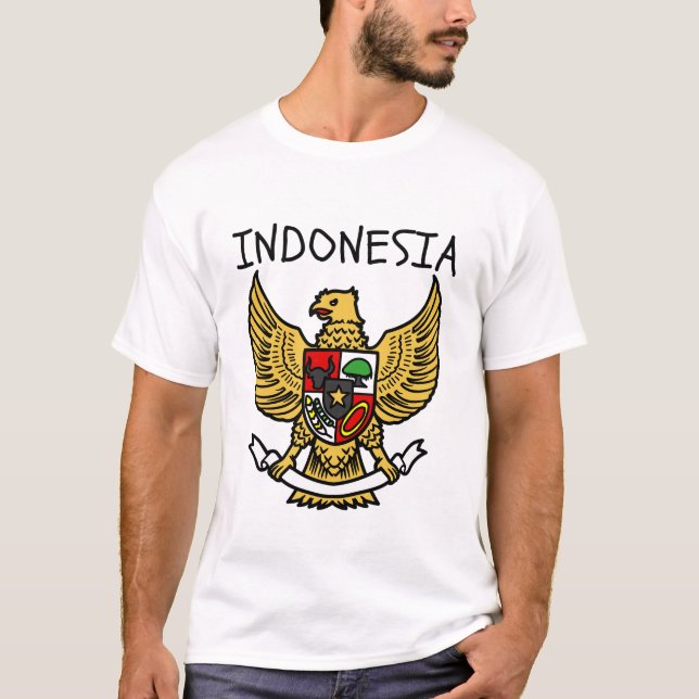 Indonesiens statsvapen t shirt (Framsida)