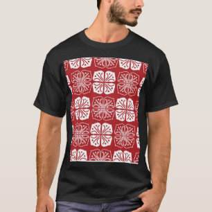 Indonesisk Batik Kawung Gurda Design T Shirt