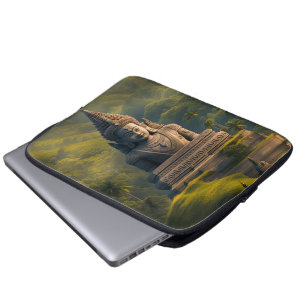 Indonesisk Bergs Buddha Laptop Fodral