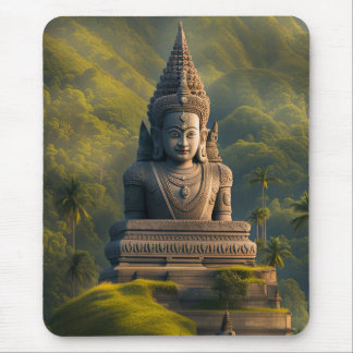 Indonesisk bergsbuddha musmatta