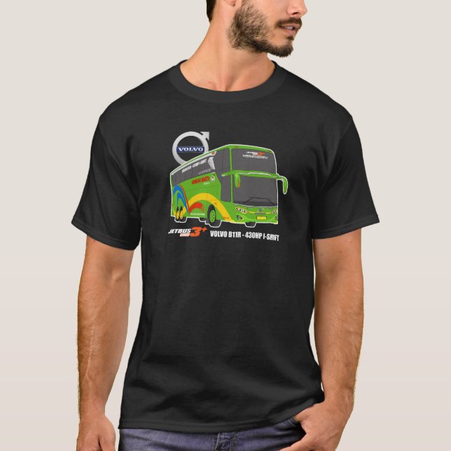 Indonesisk Buss PO Gunung Harta T Shirt (Framsida)