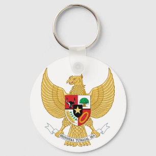 indonesisk emblem nyckelring