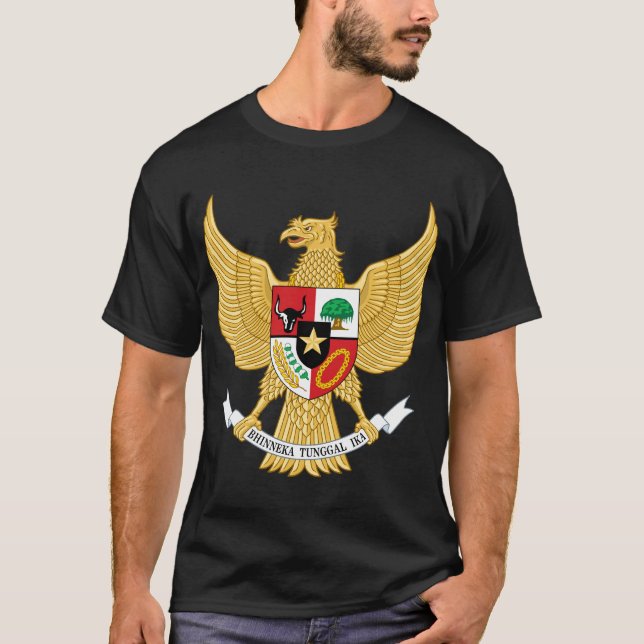 indonesisk emblem t-shirt (Framsida)