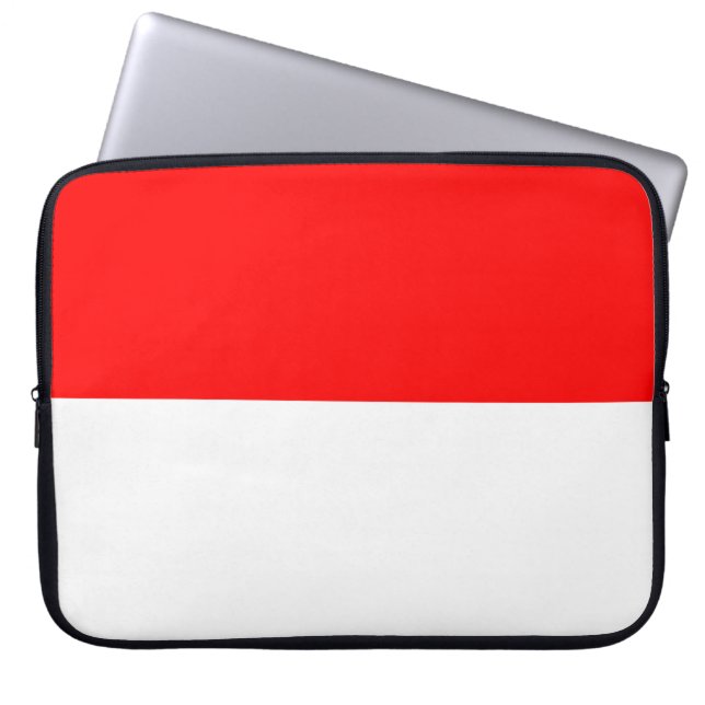 Indonesisk flagga (Indonesien) Laptop Fodral (Framsidan)
