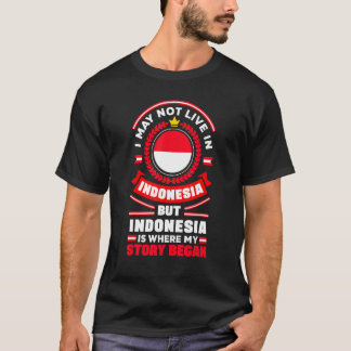 Indonesisk indonesisk indonesisk Flagga, citat_1 T Shirt