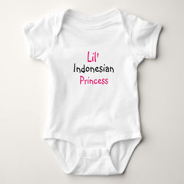 Indonesisk prinsessa t-shirt (Framsida)