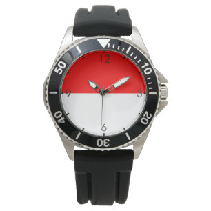 indonesiska Flagga Armbandsur