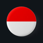 Indonesiska flaggan knapp<br><div class="desc">Patriotisk flagga från Indonesien.</div>