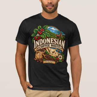 Indonesiska Kaffevägen T Shirt