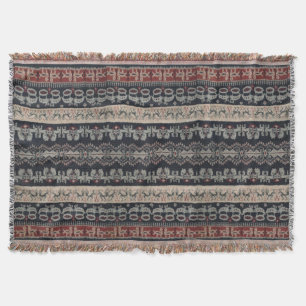 Indonesiska stam- Ikat textilWeavings Indonesien Filt